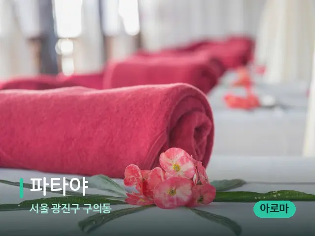 서울 광진구 구의동 파타야 — 스파 마사지 베드
